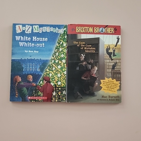 Paperback Books Other - Lot of 2 Kid Mysteries Books: A to Z Mysteries & The Brixton Brothers